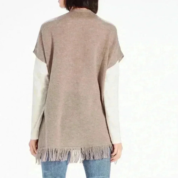Lucky Brand Cashmere Blend Fringe‎ Poncho Size XS - Picture 2 of 6